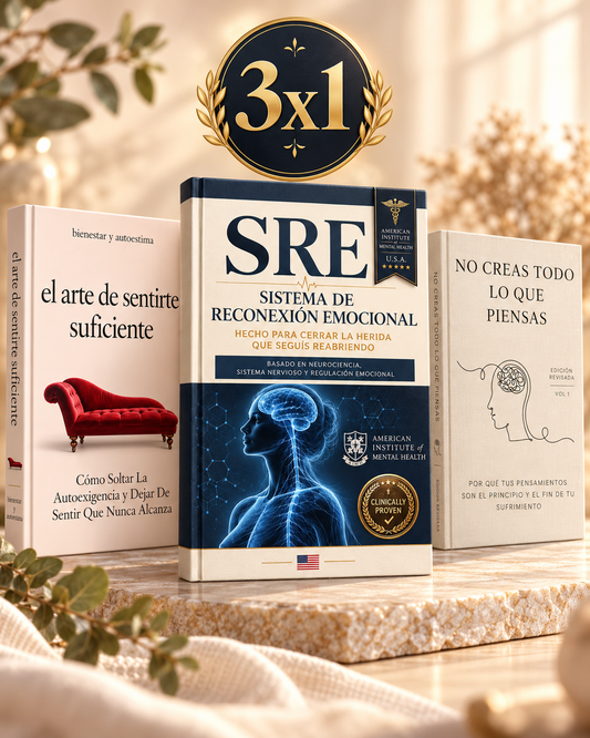 3x1 | Saná lo que la terapia no pudo, soltá la autoexigencia y volvé a sentirte suficiente 🎁